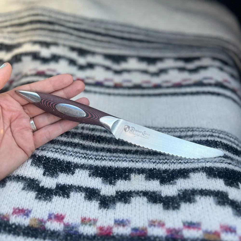 RHINELAND CUTLERY | X50 CR MOV 15 High Carbon German Steel 5” Steak Knife